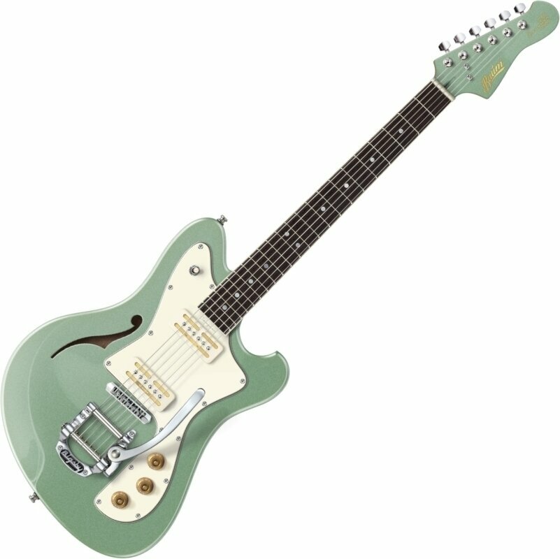 Chitară electrică Baum Guitars Original Series - Conquer 59 W Silver Jade
