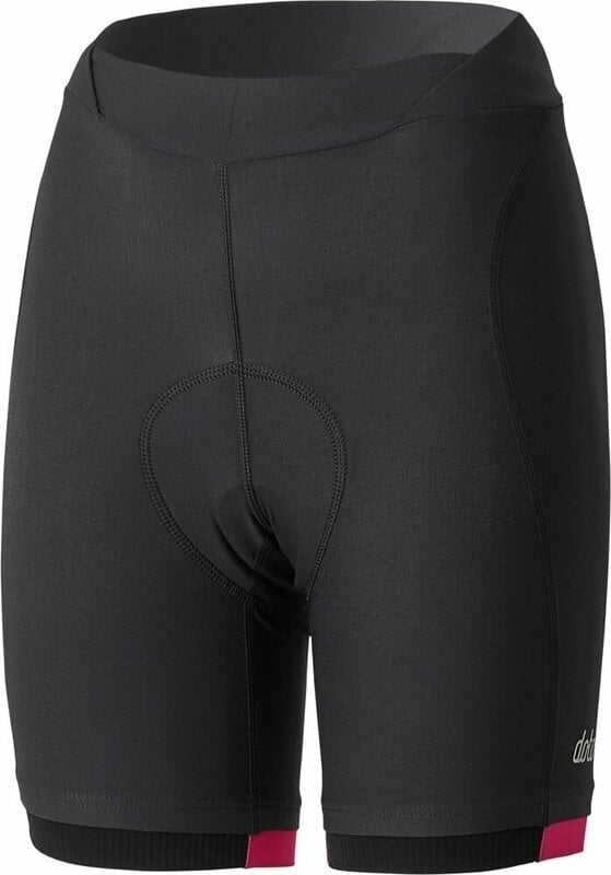 Nadrág kerékpározáshoz Dotout Instinct Women's Shorts Black /Fuchsia L Nadrág kerékpározáshoz