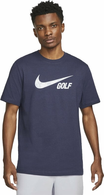 Rövid ujjú póló Nike Swoosh Mens Golf T-Shirt Midnight Navy S