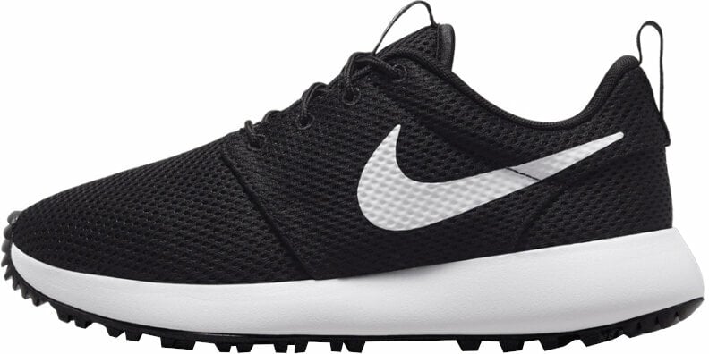 Calçado de golfe júnior Nike Roshe G Next Nature Junior Golf Shoes Black/White 32