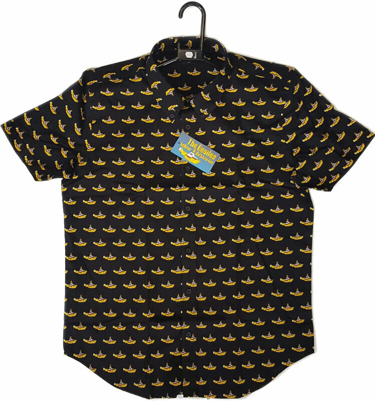 Polo Shirt The Beatles Polo Shirt Yellow Submarine Black 2XL