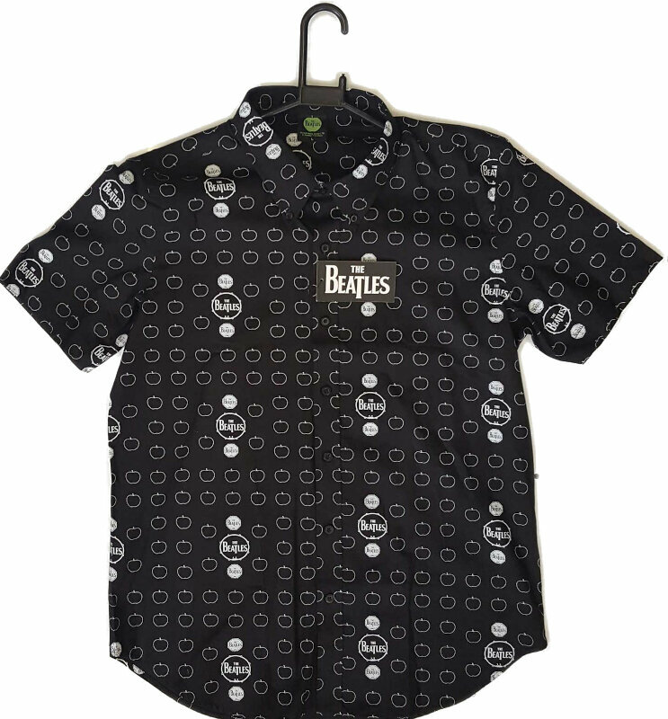 Chemise polo The Beatles Chemise polo Drum and Apples Black S