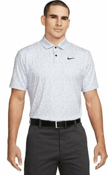 Polo trøje Nike Dri-Fit Tour Mens Camo Golf Polo Football Grey/Black S - 1