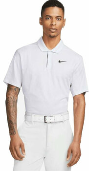 Polo-Shirt Nike Dri-Fit ADV Tiger Woods Mens Golf Polo Purple/Football Grey/Black 2XL - 1