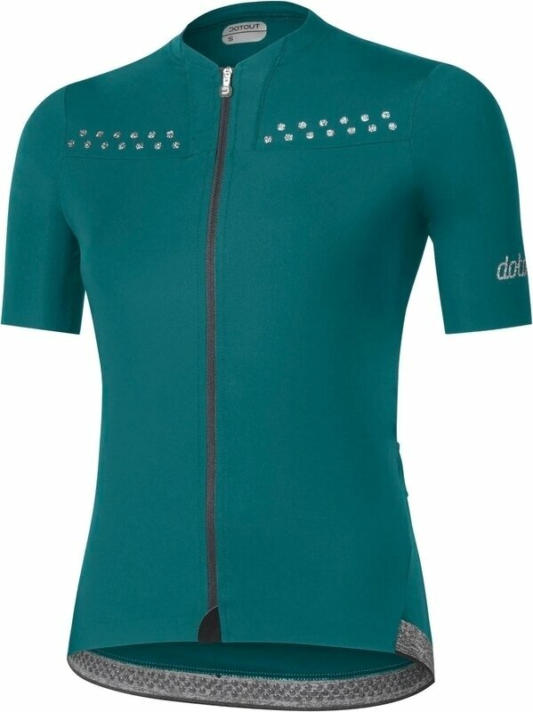 Велосипедна тениска Dotout Star Women's Jersey Dark Turquoise S
