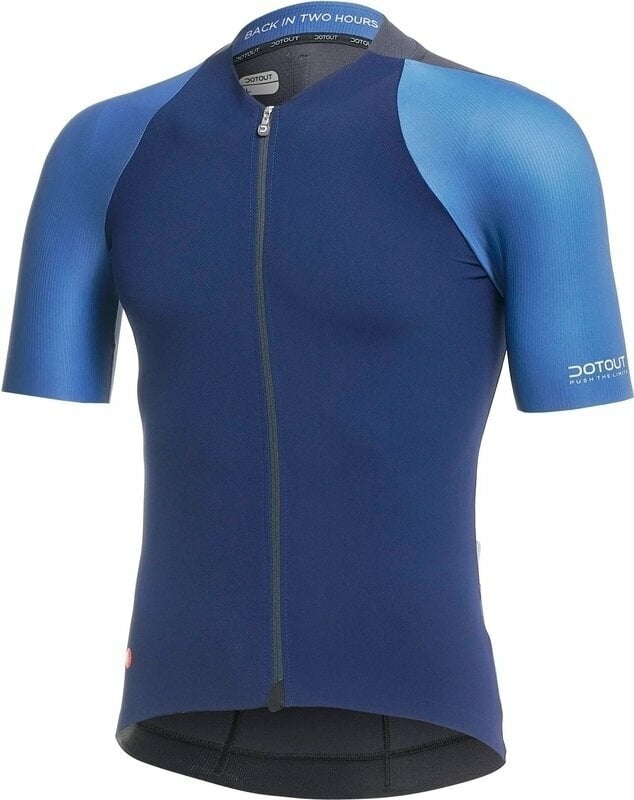 Cycling jersey Dotout Backbone Jersey Jersey Blue L