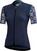 Cykeltrøje Dotout Check Women's Shirt Jersey Blue Melange S