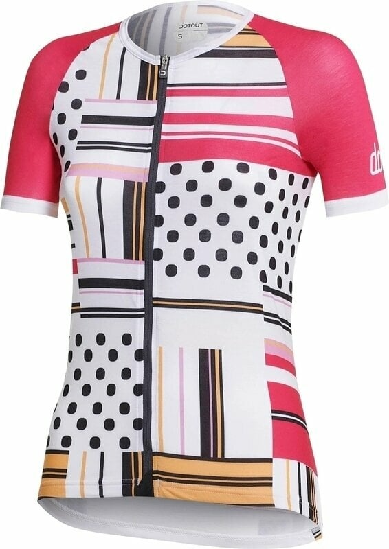 Odzież kolarska / koszulka Dotout Square Women's Jersey Golf Fuchsia M