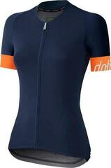 Odzież kolarska / koszulka Dotout Crew Women's Koszulka Blue/Orange XS
