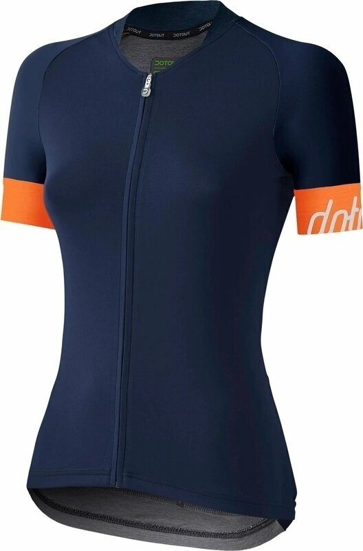 Cycling jersey Dotout Crew Women's Jersey Blue/Orange M