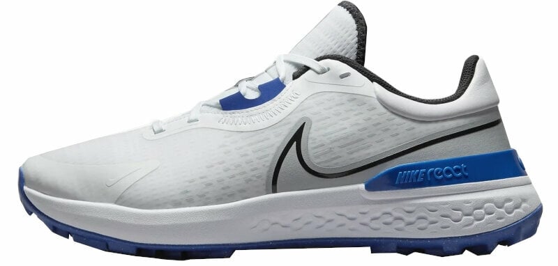 Pantofi de golf pentru bărbați Nike Infinity Pro 2 Mens Golf Shoes White/Wolf Grey/Game Royal/Black 42