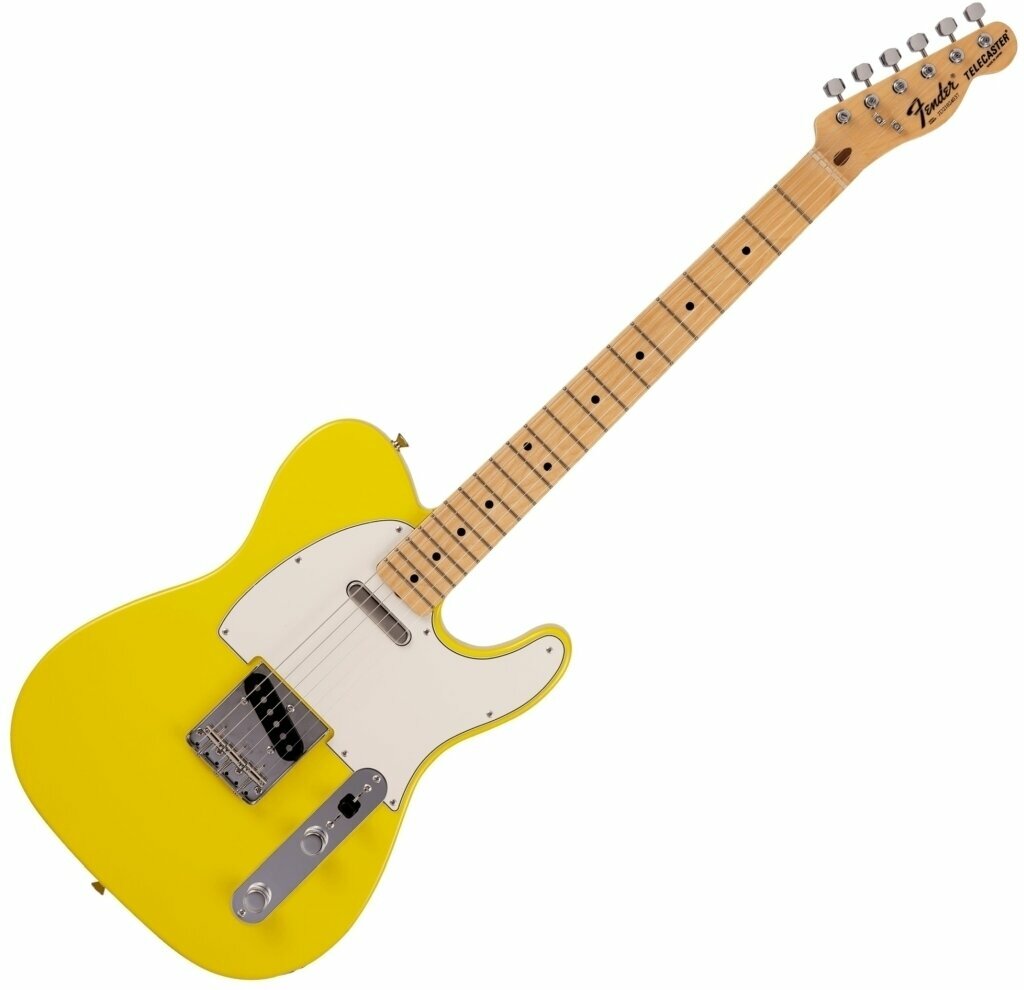 Elektrische gitaar Fender MIJ Limited International Color Telecaster MN Monaco Yellow