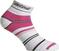 Cycling Socks Dotout Ethos Women's Socks Set 3 Pairs White/Fuchsia S/M Cycling Socks