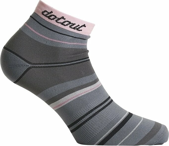 Meias de ciclismo Dotout Ethos Women's Socks Set 3 Pairs Grey/Pink S/M Meias de ciclismo