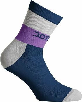 Cycling Socks Dotout Stripe Socks Set 3 Pairs Blue/Grey L/XL Cycling Socks - 1