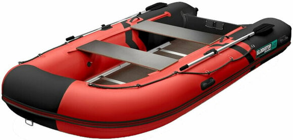 Uppblåsbar båt Gladiator Uppblåsbar båt B420AL 420 cm Red/Black - 1