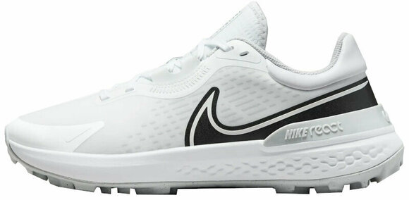Golfsko til mænd Nike Infinity Pro 2 Mens Golf Shoes White/Pure Platinum/Wolf Grey/Black 42 - 1