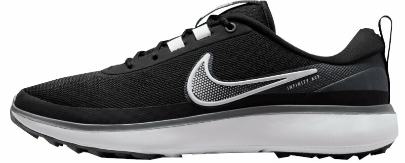 Chaussures de golf pour hommes Nike Infinity Ace Next Nature Golf Shoes Black/Smoke Grey/Iron Grey/White 40,5