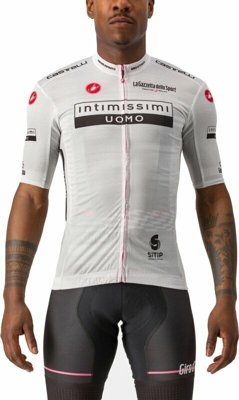 Cyklo-Dres Castelli Giro106 Competizione Jersey Dres Bianco XS