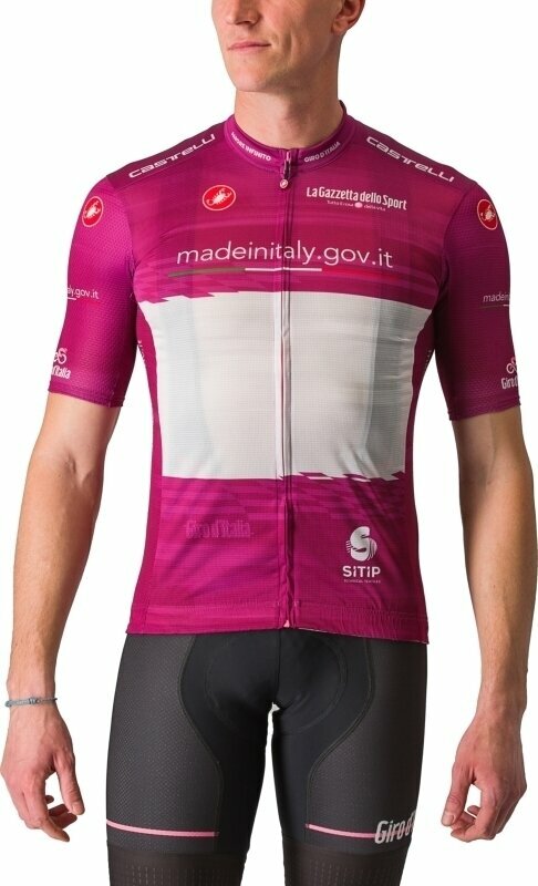 Maglietta ciclismo Castelli Giro106 Competizione Jersey Maglia Ciclamino XS