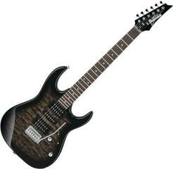 Guitarra eléctrica Ibanez GRX70QA-TKS Transparent Black Burst Guitarra eléctrica
