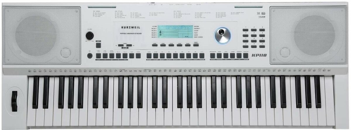 Keyboard with Touch Response Kurzweil KP110-WH