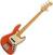 Elektromos basszusgitár Fender Player Plus Jazz Bass V MN Fiesta Red