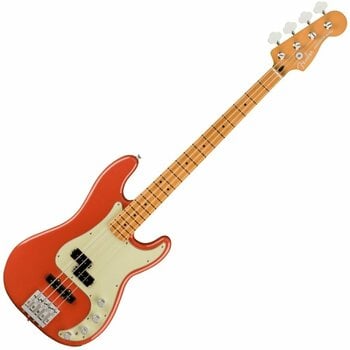 E-Bass Fender Player Plus Precision Bass MN Fiesta Red - 1