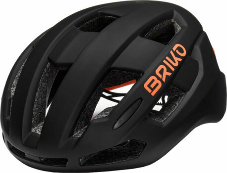 Cyklistická helma Briko Izar LED Matt Black/Orange Fluo M Cyklistická helma - 1