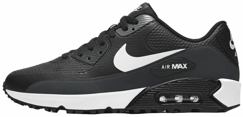 Chaussures de golf pour hommes Nike Air Max 90 G Black/White/Anthracite/Cool Grey 41