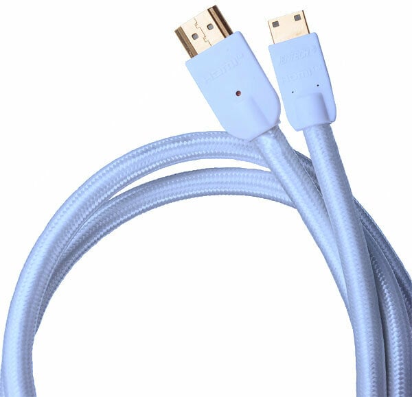 Hi-Fi Câble vidéo SUPRA Cables HDMI - MINI C - v2.0 1 m Bleu Hi-Fi Câble vidéo
