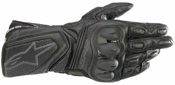 Motorcycle Gloves Alpinestars SP-8 V3 Leather Gloves Black/Black L Motorcycle Gloves - 1