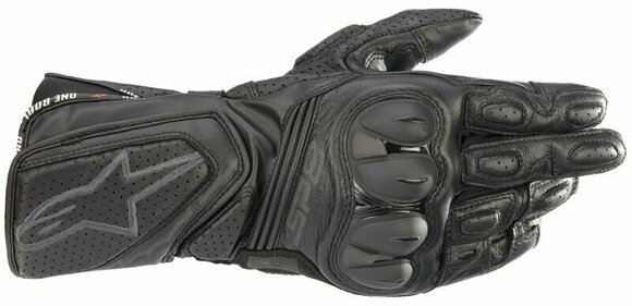 Motoros kesztyűk Alpinestars SP-8 V3 Leather Gloves Black/Black S Motoros kesztyűk - 1