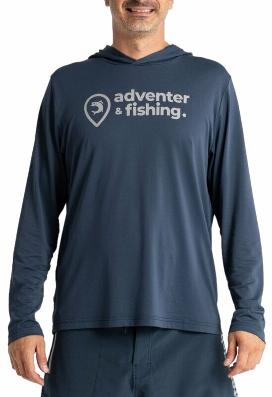 Horgászpulóver Adventer & fishing Horgászpulóver Functional Hooded UV T-shirt Original Adventer M