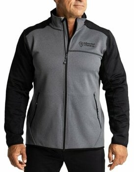 Horgászpulóver Adventer & fishing Horgászpulóver Warm Prostretch Sweatshirt Titanium/Black S - 1