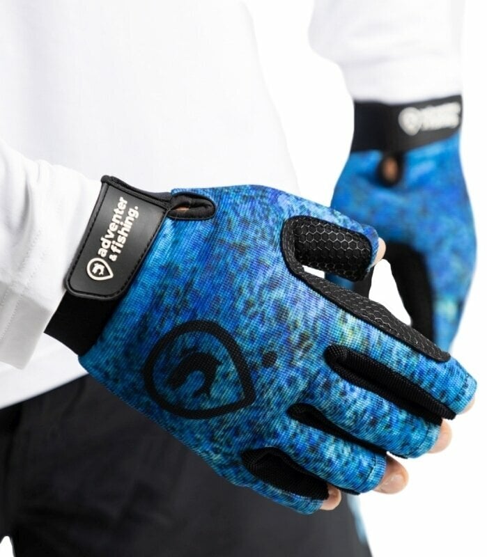 Käsineet Adventer & fishing Käsineet Gloves For Sea Fishing Bluefin Trevally Short L-XL