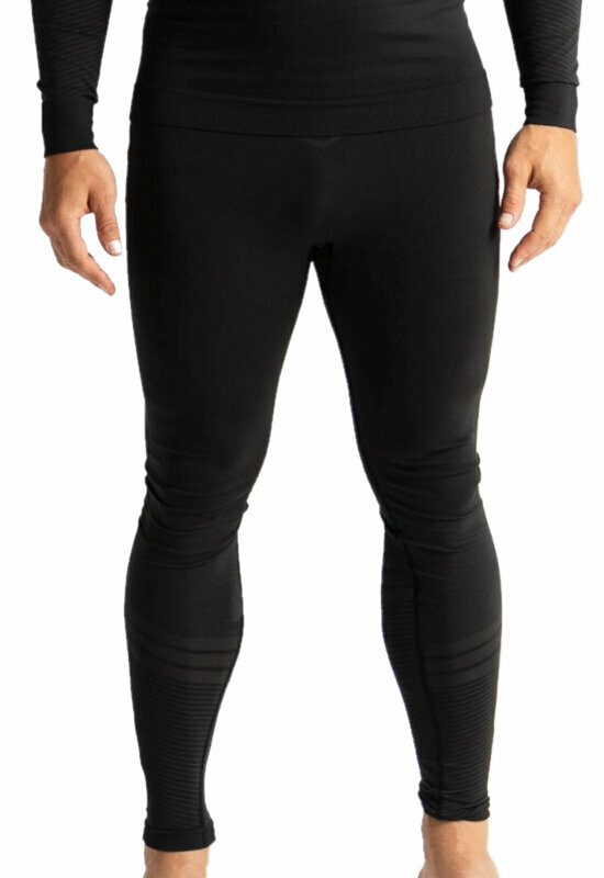 Adventer & fishing Pantaloni Functional Underpants Titanium/Black M-L