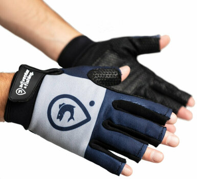Kesztyű Adventer & fishing Kesztyű Gloves For Sea Fishing Original Adventer Short M-L - 1