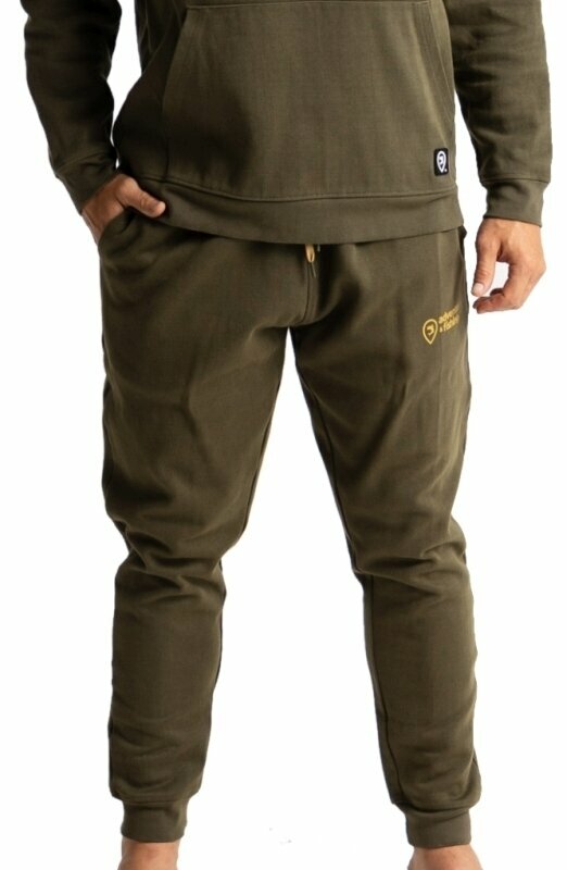 Spodnie Adventer & fishing Spodnie Cotton Sweatpants Khaki XL