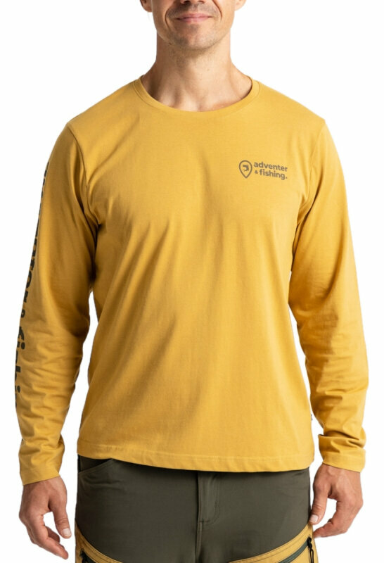 Tričko Adventer & fishing Tričko Long Sleeve Shirt Sand 2XL