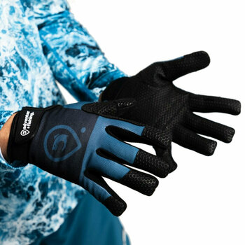 Kesztyű Adventer & fishing Kesztyű Gloves For Sea Fishing Petrol Long L-XL - 1