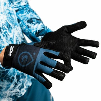 Kesztyű Adventer & fishing Kesztyű Gloves For Sea Fishing Petrol Long M-L - 1