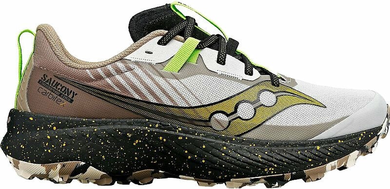 Trail running shoes Saucony Endorphin Edge Mens Shoes Fog/Black 43 Trail running shoes