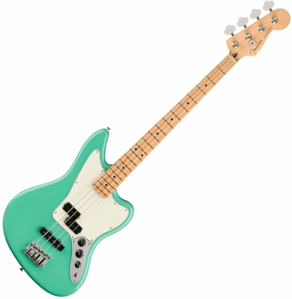 4-string Bassguitar Fender Player Series Jaguar Bass MN Sea Foam Green