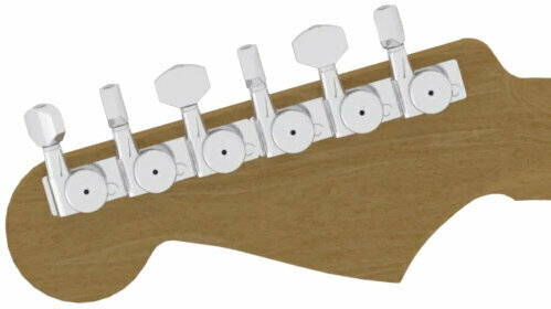 Guitar Tuning Machines Hipshot 6K1EL0C-STAG Chrome - 1