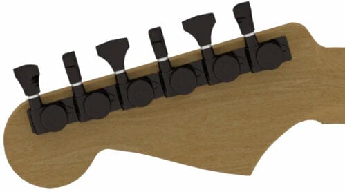 Μηχανισμός κουρδίσματος για κιθάρα Hipshot 6K1GL0B-STAG Μαύρο χρώμα