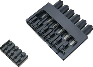 Mostek zapasowy do gitary basowej Hipshot 5H600B-708 Black Mostek zapasowy do gitary basowej