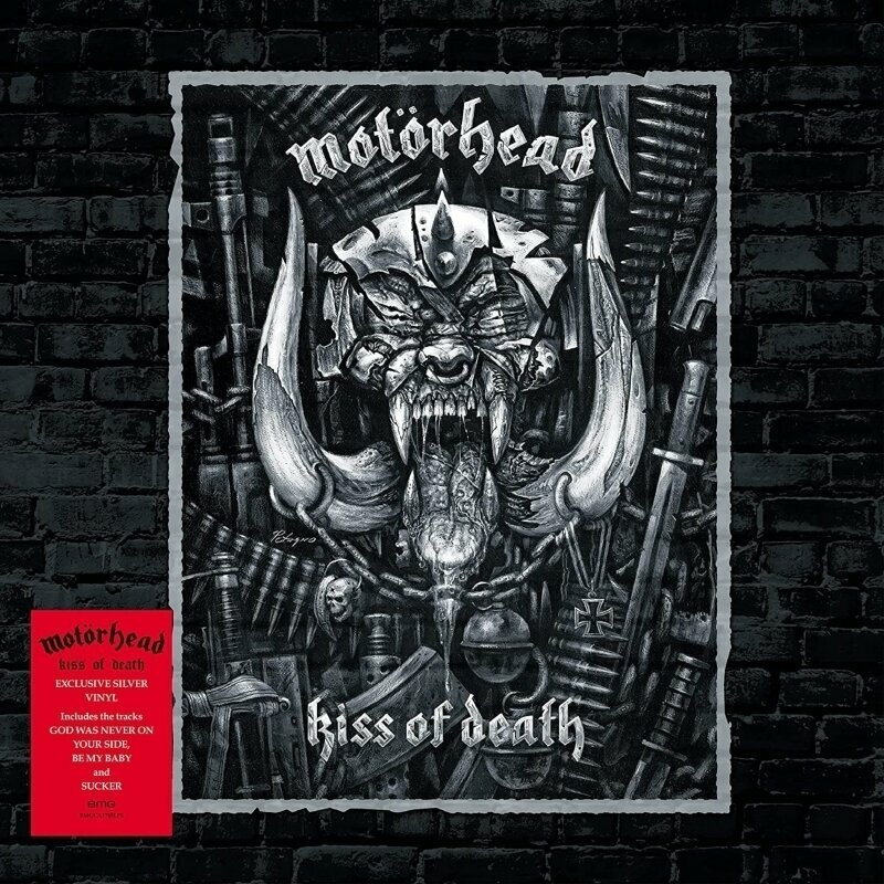 Vinyl Record Motörhead - Kiss Of Death (Silver Coloured) (LP)