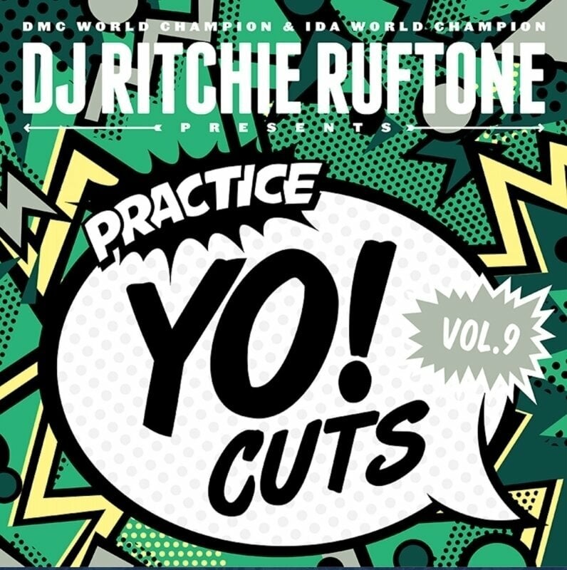 Disc de vinil DJ Ritchie Rufftone - Practice Yo! Cuts Vol. 9 (Green Coloured) (LP)