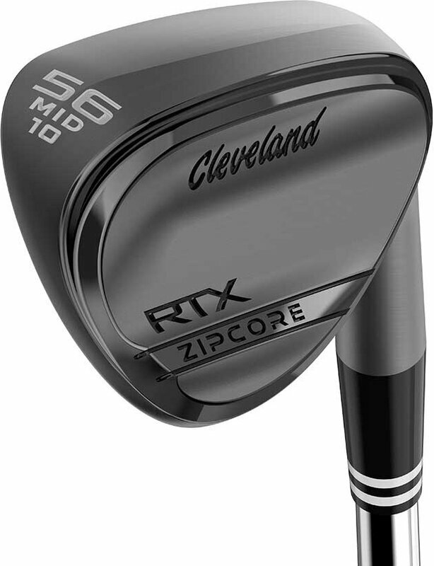 Golfová hole - wedge Cleveland RTX Zipcore Black Satin Wedge Right Hand Steel 58 LB